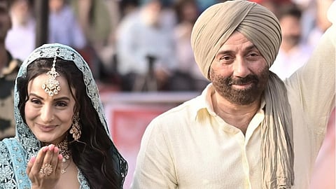 Ameesha Patel and Sunny Deol