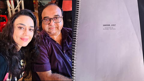Preity Zinta announces wrap of Lahore 1947: 'Toughest film I have worked on'