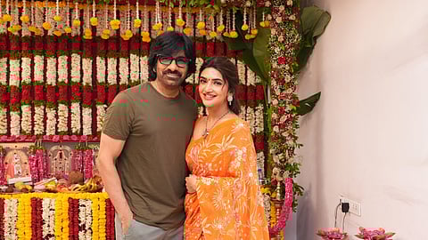 Ravi Teja-Sreeleela starrer RT75 launched with puja ceremony