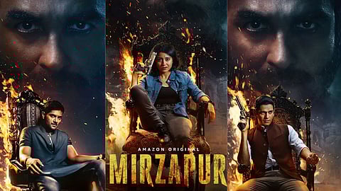 Character posters of Ali Fazal, Shweta Tripathi and Vijay Varma from Mirzapur Season 3