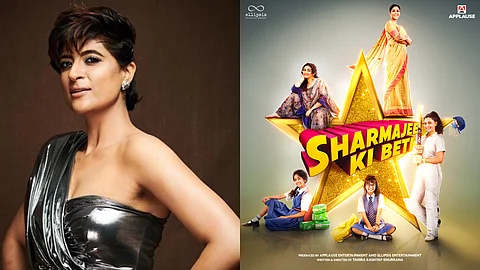Tahira Kashyap (left) and a poster from the film