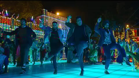A still from the music video
