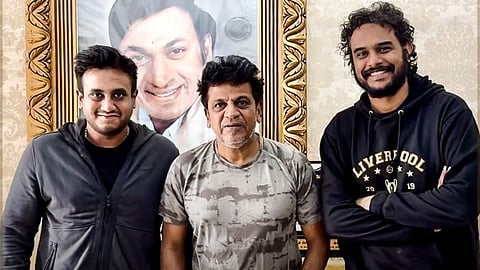 Dr Vaishak J Gowda (L), Shivarajkumar (M), Hemanth M Rao (R)