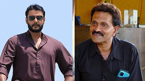 Vinod Raj meets Darshan in jail