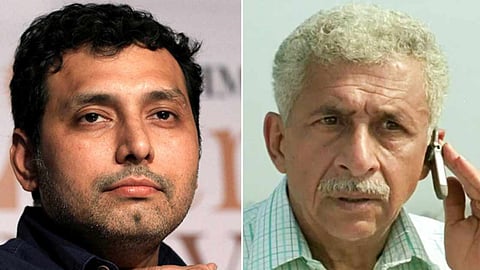 Neeraj Pandey (left) and Naseeruddin Shah in A Wednesday!