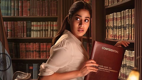 Janhvi Kapoor in a poster from Ulajh