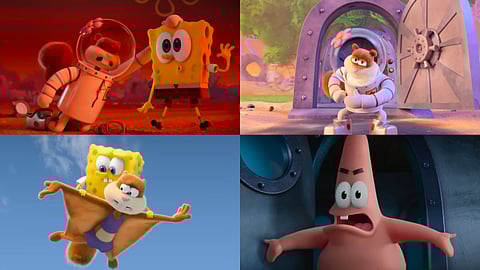 Saving Bikini Bottom: The Sandy Cheeks Movie trailer: Spongebob and Sandy go on a town-saving adventure