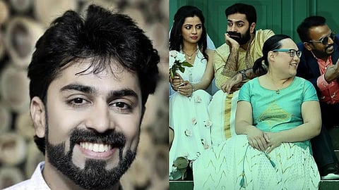 Govind Padmasoorya (L). First look of Manorajyam (R)