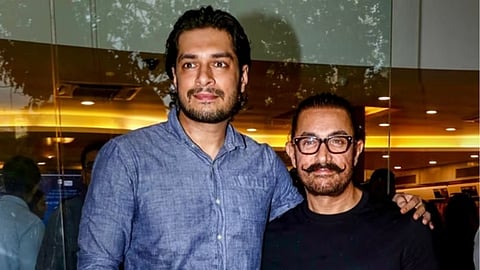Junaid Khan and Aamir Khan