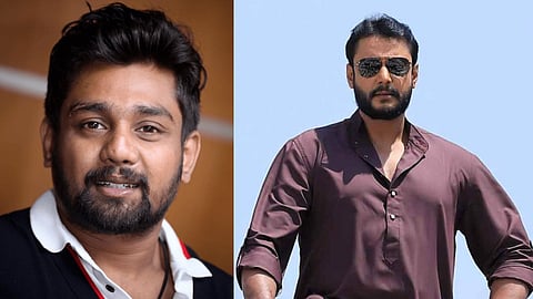 Dhruva Sarja (L), Darshan (R)