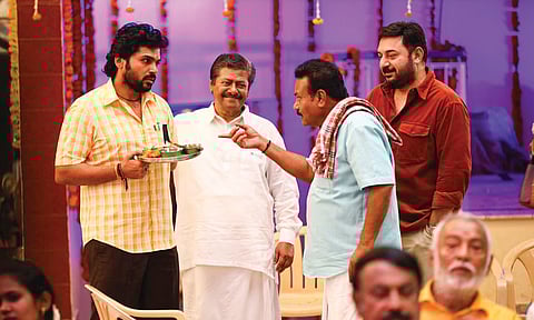 BTS stills from Karthi-Arvind Swami's Meiyazhagan out