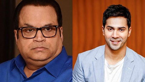 Ramesh Taurani and Varun Dhawan