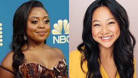Quinta Brunson and Stephanie Hsu
