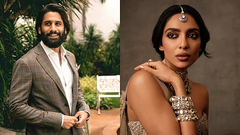Naga Chaitanya (left) and Sobhita Dhulipala