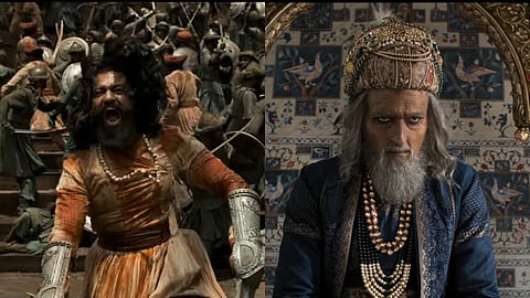 Vicky Kaushal (left) and Akshaye Khanna in the teaser of Chhava