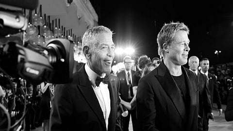 George Clooney opens up about working alongside longtime friend Brad Pitt