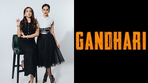 Kanika Dhillon and Taapsee Pannu (left) and a still from the announcement