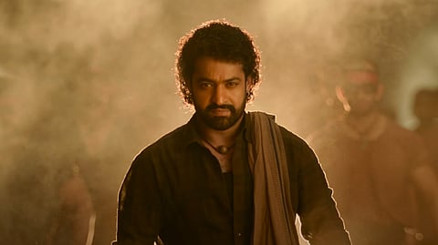 A still from Devara trailer