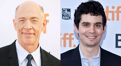 L to R - JK Simmons and Damien Chazelle