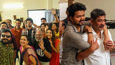AGS releases images from the sets of Vijay's GOAT