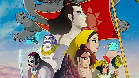 A poster from Ramayana: The Legend of Prince Rama