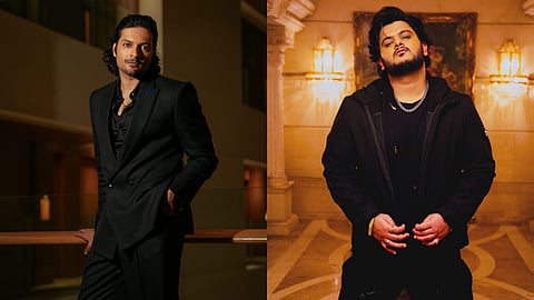 Ali Fazal (left) and Vishal Mishra