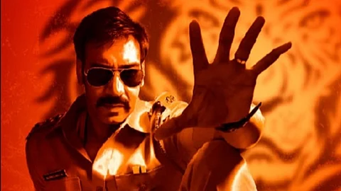 A poster from Singham