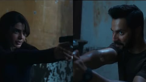 Samantha Ruth Prabhu and Varun Dhawan in the trailer