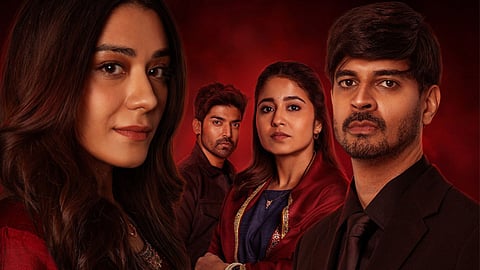 From left, Aanchal Singh, Gurmeet Choudhary, Shweta Tripathi and Tahir Raj Bhasin in the poster
