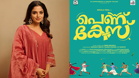 Nikhila Vimal (L), Title poster of Pennu Case