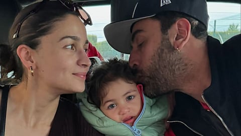 Alia Bhatt, Raha Kapoor and Ranbir Kapoor
