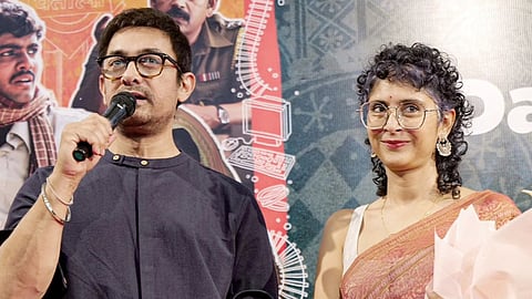 Aamir Khan (left) and Kiran Rao