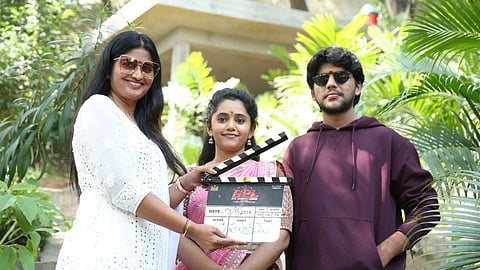 The lead actors of GPL with Sunitha Reddy IPS (L)