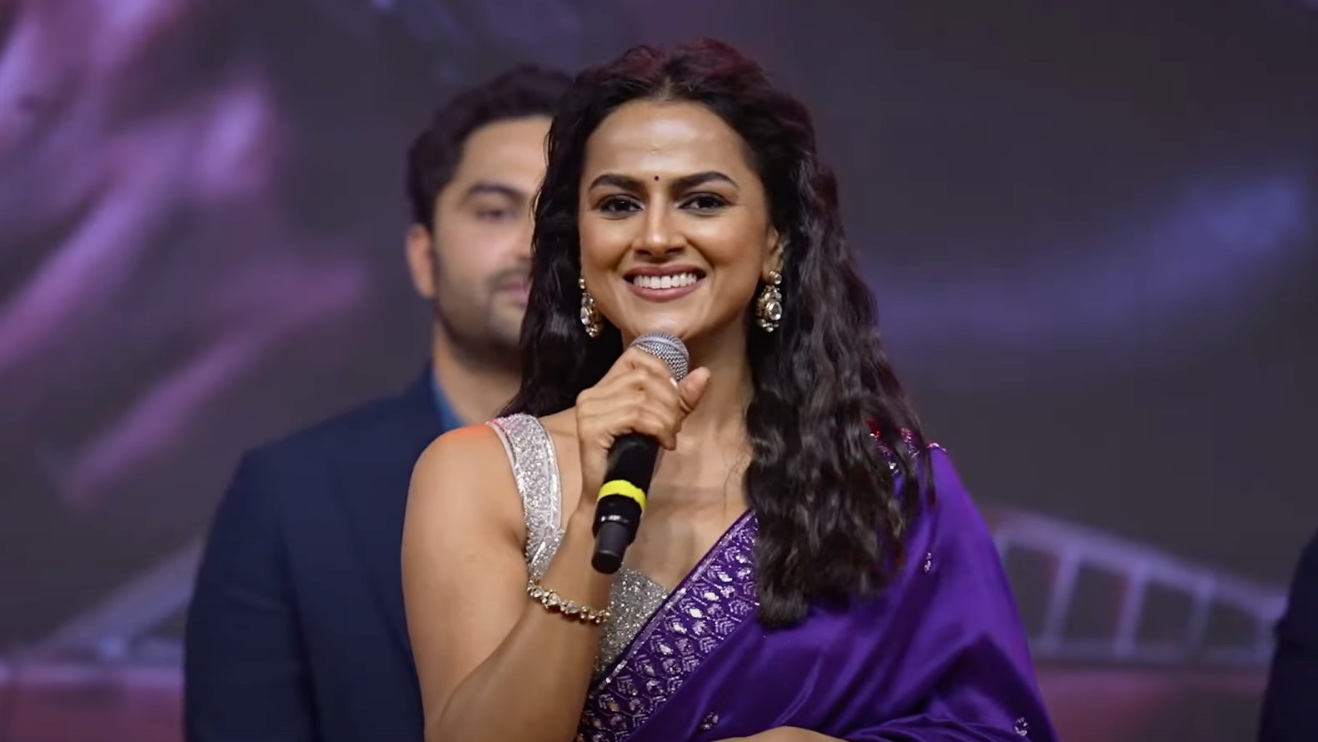 Shraddha Srinath at Mechanic Rocky pre-release 