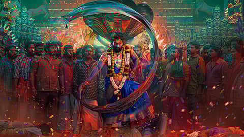 A still from Pushpa 2