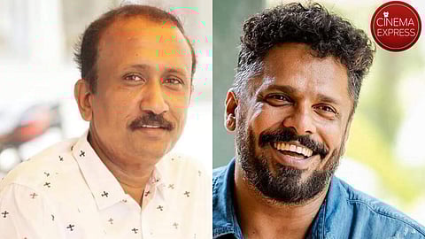 Santhosh T Kuruvilla (L), Aashiq Abu
