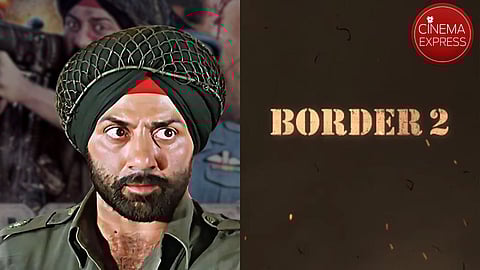Sunny Deol in Border (L) and Border 2 poster (R)