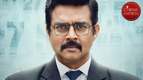 R. Madhavan in a poster from Hisaab Barabar