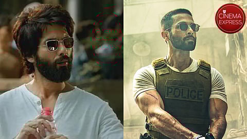 Shahid Kapoor in Kabir Singh (L) and Deva (R)