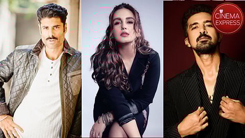 (from left) Sikandar Kher, Huma Qureshi and Saqib Saleem