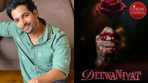 Harshvardhan Rane (L) and the poster of Deewaniyat (R)