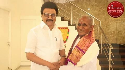 MK Stalin meets Ilaiyaraaja ahead of his maiden western symphony in London