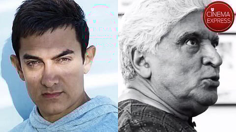 Aamir Khan (left) and Javed Akhtar