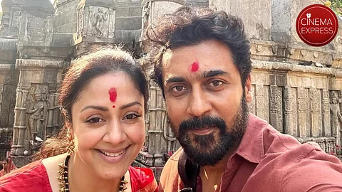 Jyotika visits Kamakhya and Kolhapur Mahalakshmi temples with Suriya