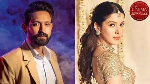 Vikrant Massey (L) and Shanaya Kapoor (R)