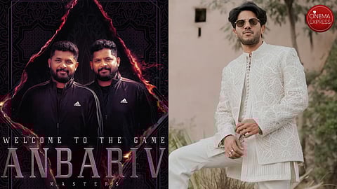 Anbariv to choreograph action for Dulquer Salmaan’s I'm Game