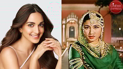 Kiara Advani (L) and Meena Kumari (R)