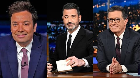 Jimmy Fallon, Jimmy Kimmel and more react to cancellation of The Late Show  With Stephen Colbert