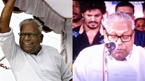 Mohanlal, Mammootty, and his Campus Diary co-star Sudev Nair honour Communist leader VS Achuthanandan


