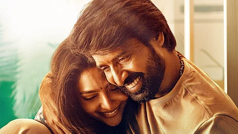 Aishwarya Lekshmi (L) and Soori (R)